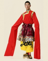 供应民族舞蹈表演服 水袖舞蹈服 藏族服饰演出服厂家直销
