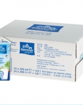 德国 进口牛奶 欧德堡（Oldenburger）超高温处理全脂纯牛奶200ml*24盒