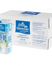 德国 进口牛奶 欧德堡（Oldenburger）超高温处理部分脱脂牛奶1L*12